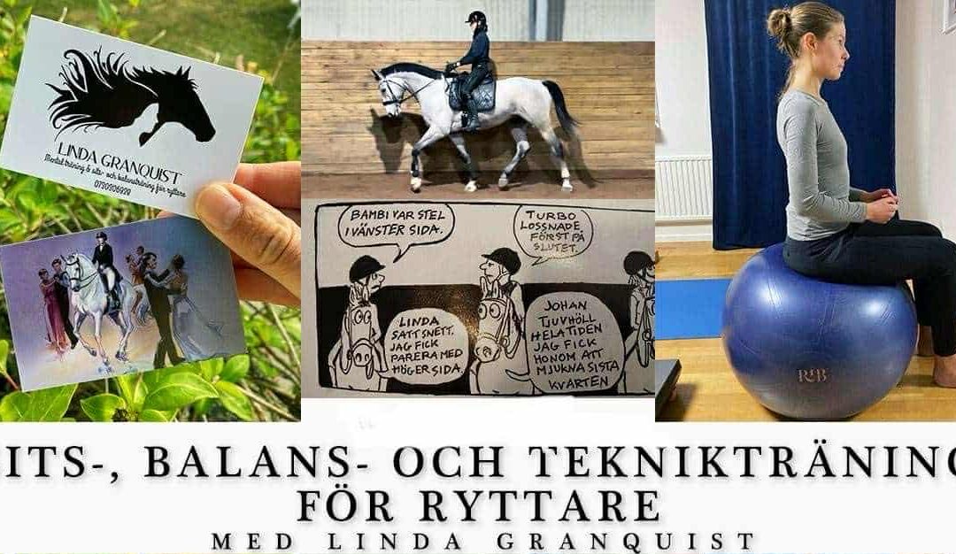 Linda Granquist kommer och utbildar i Sits Och balans